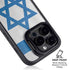 Israel Flag Distressed iPhone 15 Pro Kickstand Case